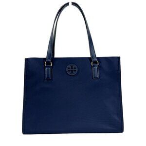 NEW Tory Burch (160633) Navy Ella Small Nylon Tote Bag Purse Shoulder Handbag